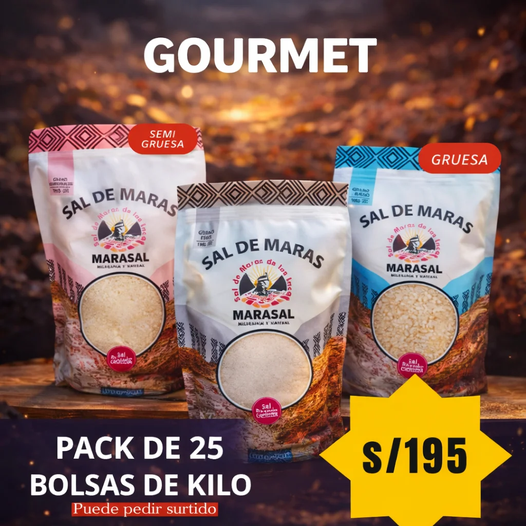 Sal de Maras Gourmet bolsa 1 kilo